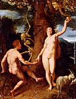 Cornelis Cornelisz Canvas Paintings - The Fall Of Man
